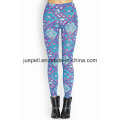 Abstrakte Geo-Leggings mit elastischer Taille